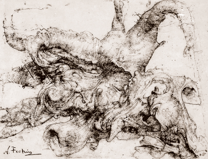  Nicolai Ivanovich Fechin —— 树根 (2)